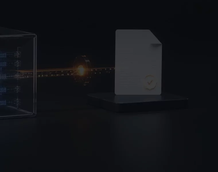 Concept art showing the intended future format of a governance receipt.